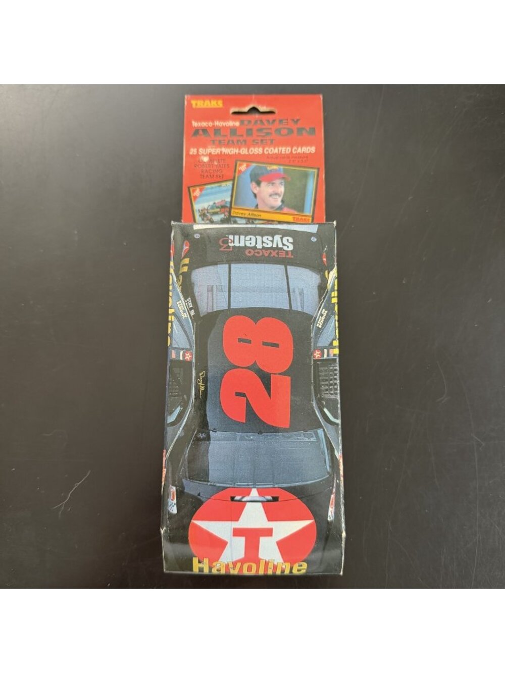 Davey Allison 1992 TRAKS Texaco Havoline 25 card Team Set - Factory Sealed